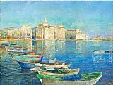 Michael Longo Famous Paintings - Dockside